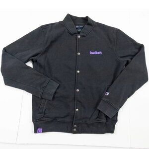 Men's CHAMPION Twitch Bomber Jacket Sweatshirt - sz M